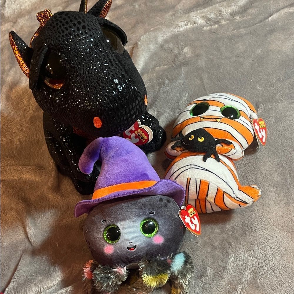 TY Halloween Plush Toy Set